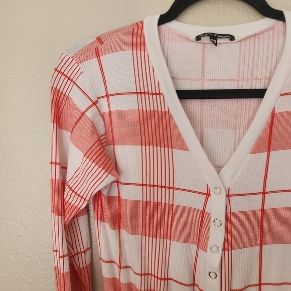 Wildfox Intimates Plaid Romper Pajama Suit Holiday Festive Christmas XS - Picture 4 of 9